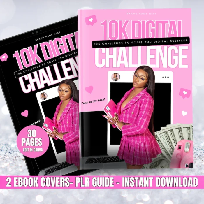 10K Digital Challenge PLR eBook and Planner - Image 1