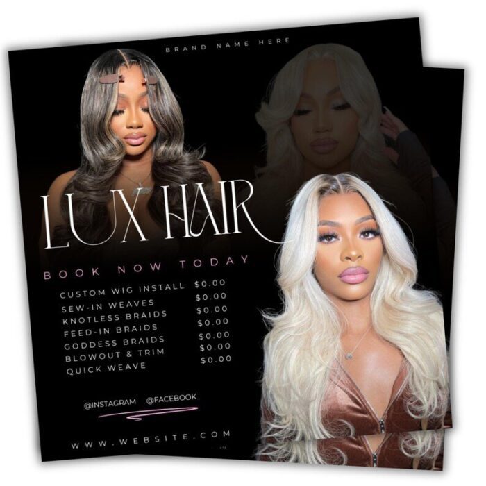 Beauty Booking Flyer Template - Image 1