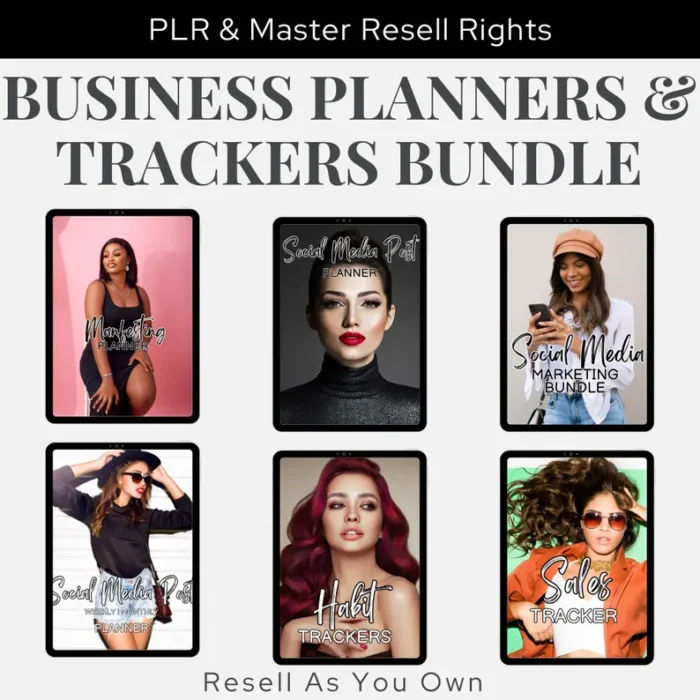 Business Growth Planner – Master Resell Rights + Canva Template