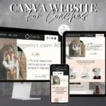 Canva Website Template for Coaches – PLR & MRR