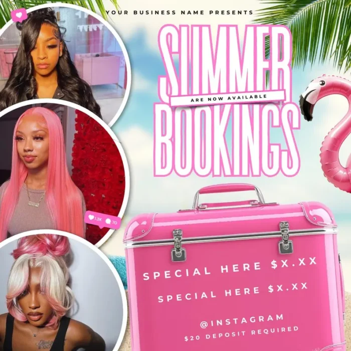 Editable Canva May Booking Flyer - Image 1