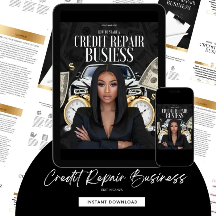 Editable Credit Repair Business PLR Ebook Template - Image 1