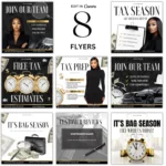 Editable Tax Prep Flyer Bundle