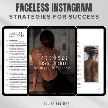 Faceless Digital Marketing Guide – PLR + MRR