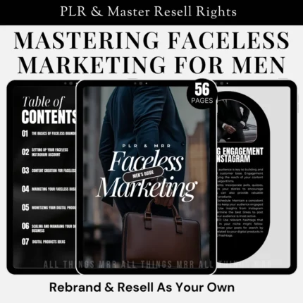 Faceless Marketing Men’s Guide – MRR + DFY