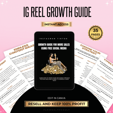 Instagram Growth Guide with Master Resell Rights (MRR)