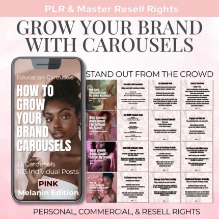 Instagram Carousel MRR Templates