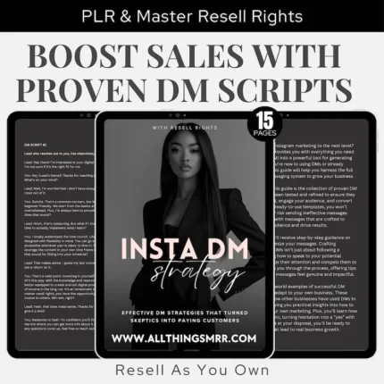Instagram DM Strategy Master Resell Rights