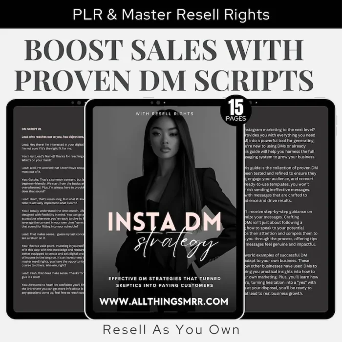 Instagram DM Strategy Master Resell Rights