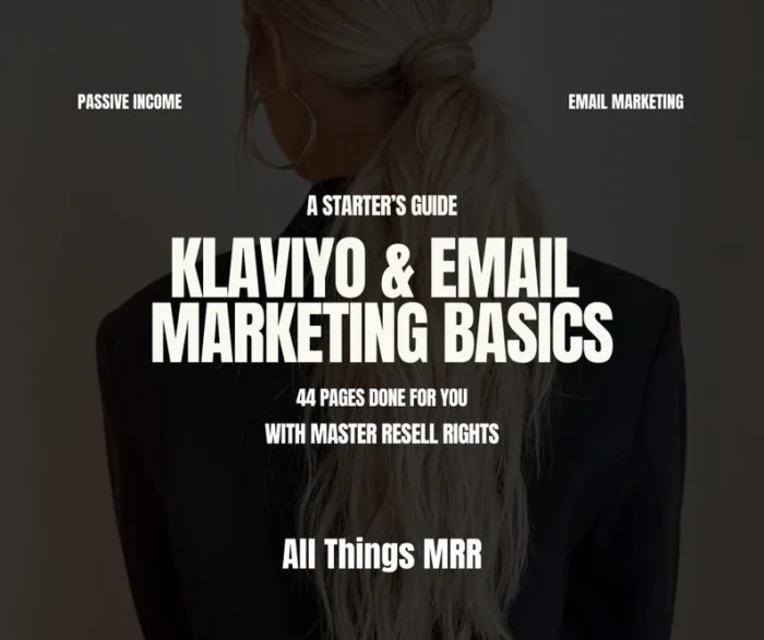 Klaviyo & Email Marketing Mastery (MRR)