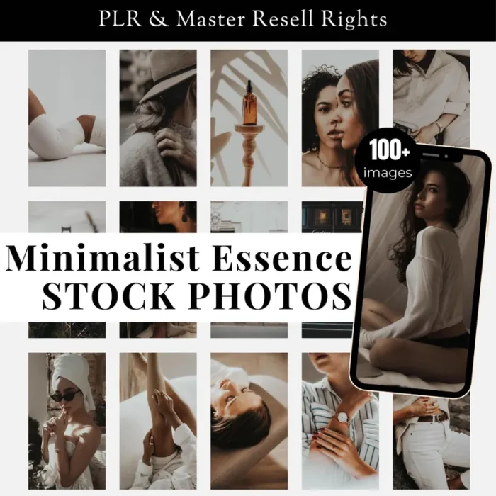 Minimalist Faceless Instagram Stock Photos (MRR)