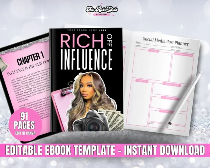 Rich Off Influence Plr Ebook - Image 1
