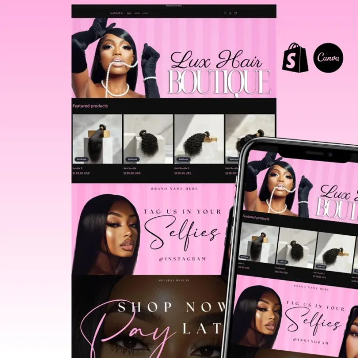 Shopify Website Kit for Hair & Beauty Brands - Image 1