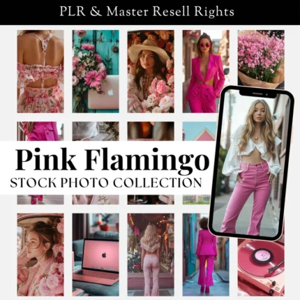 Ultimate Pink Stock Photo Bundle for Faceless Digital Brands