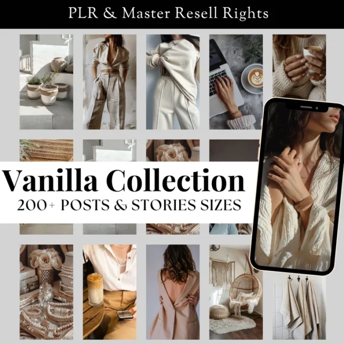 Vanilla Aesthetic Stock Photos Bundle