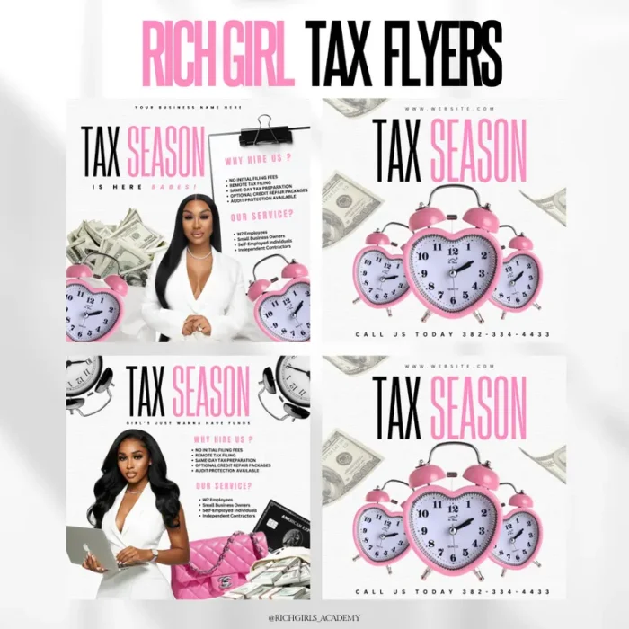 Tax Flyer Instant Download – Tax Season Business Template - Image 1