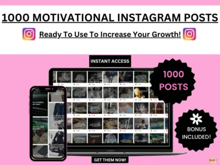 1000 Motivational Instagram Posts