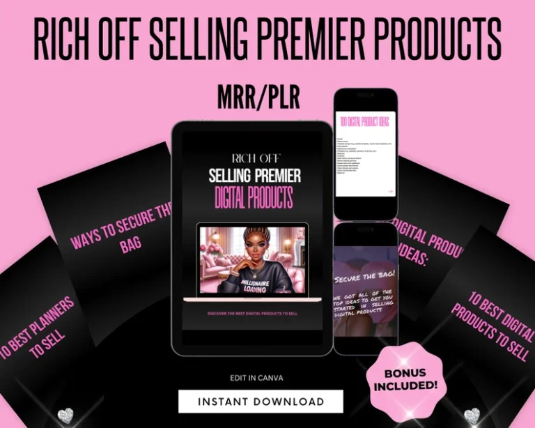 Best Digital Products To Sell PLR eBook