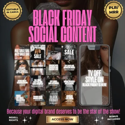 Black Friday Templates by Generational Luxury