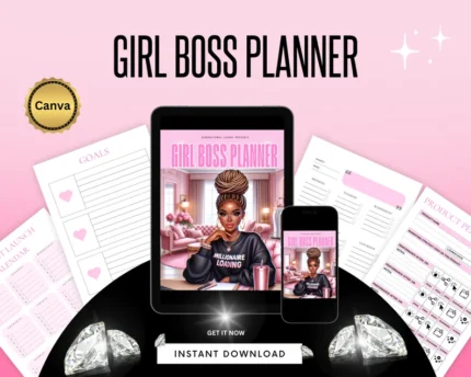 Girl Boss PLR eBook Planner Template