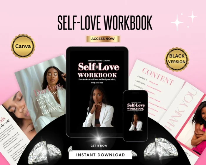 Self Love eBook and Workbook | PLR MRR Coaching Template