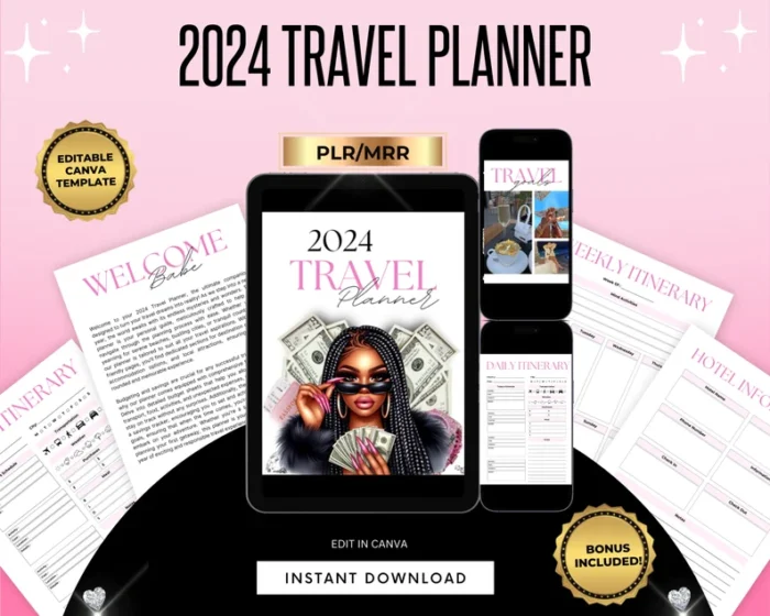 Trip Planner Canva Template